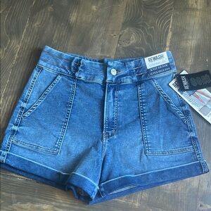 Rewash Blue High Waist Denim Shorts